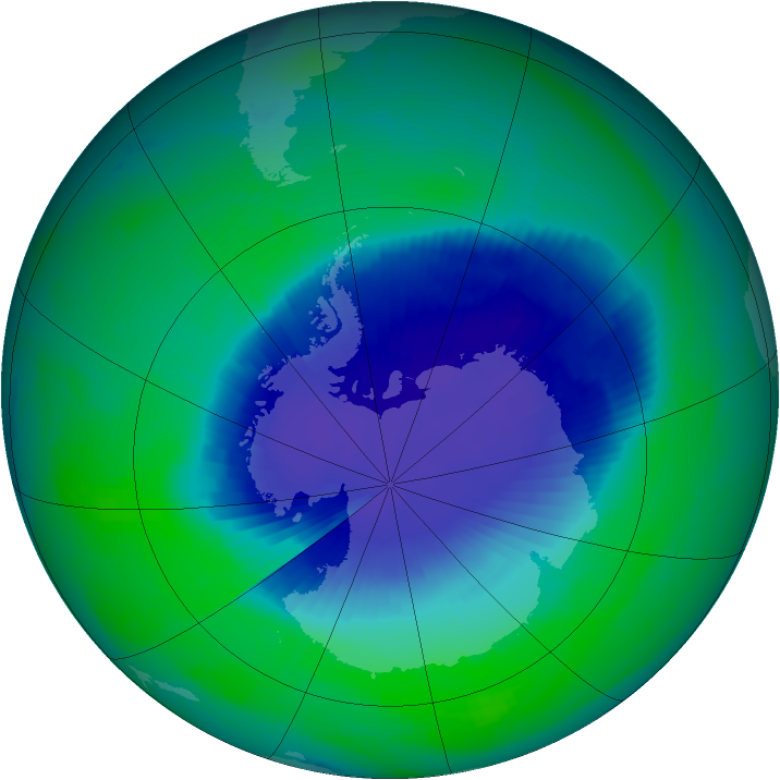 Ozone Map 1999-12-02